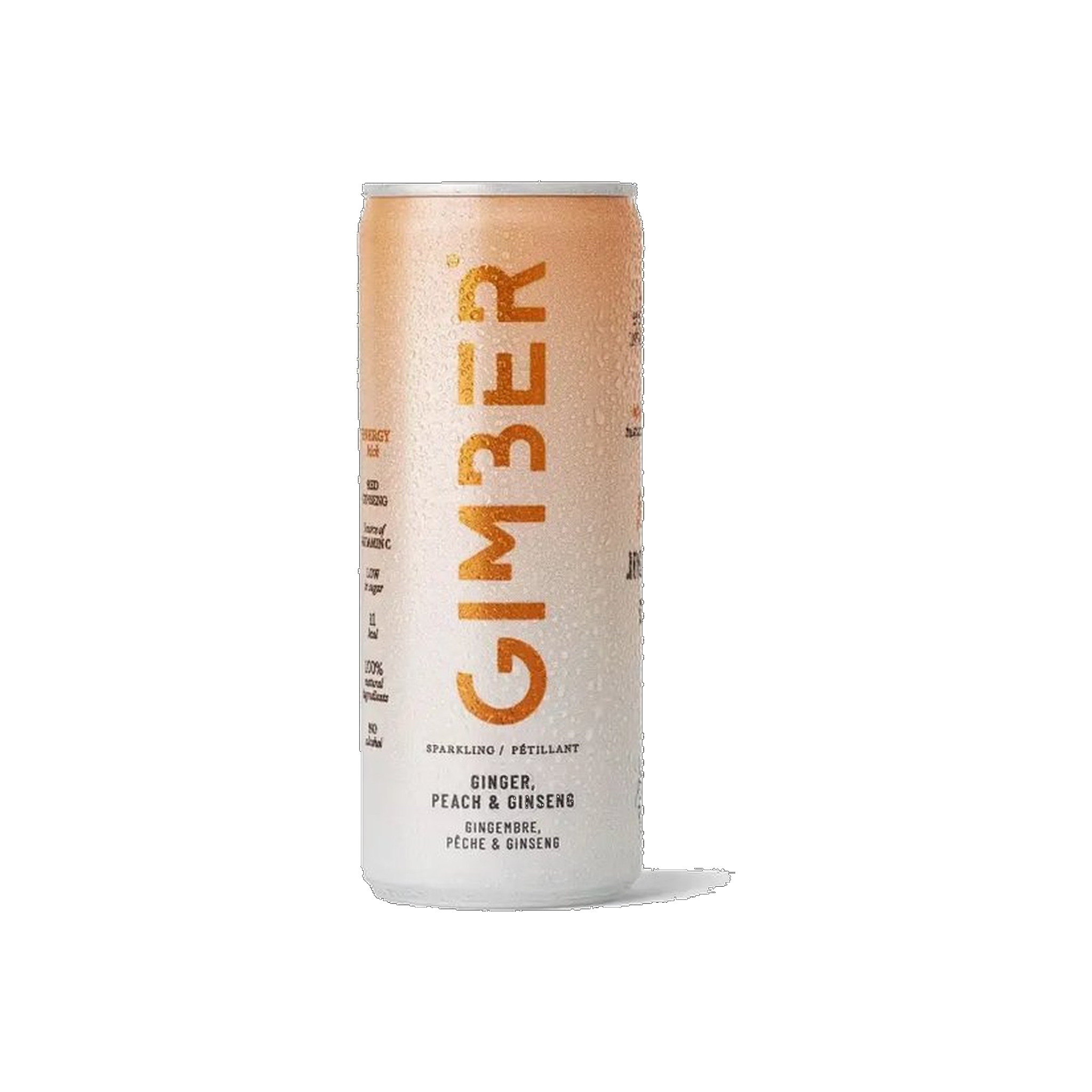 GIMBER ginger, peach & ginseng 250 ml BIO