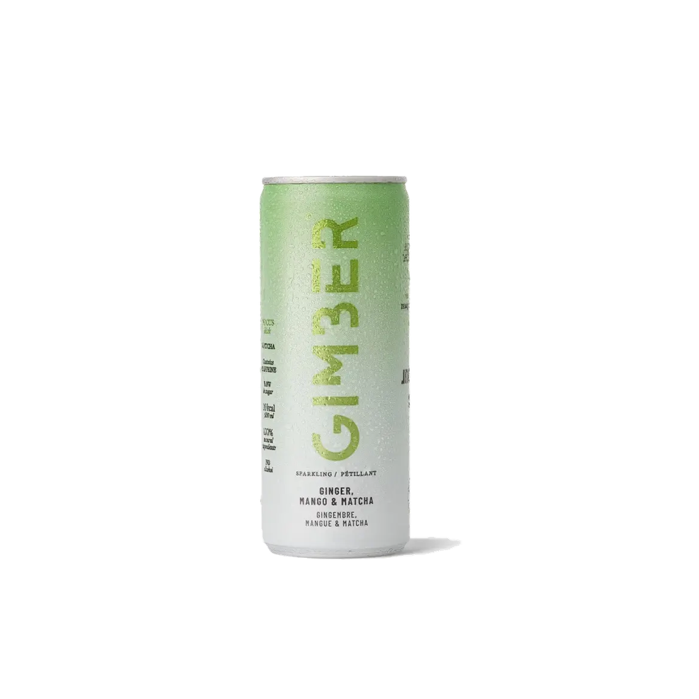 GIMBER ginger, matcha & mango 250 ml BIO